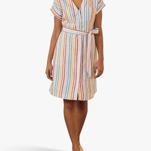 Boden Evie Linen Shirt Dress